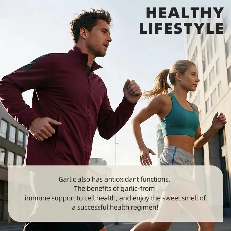 Mulittea Garlic Oil Capsules Heart Health Support Immune Support Defends Against Seasonal illnesses Supports Cholesterol Levels — image 6