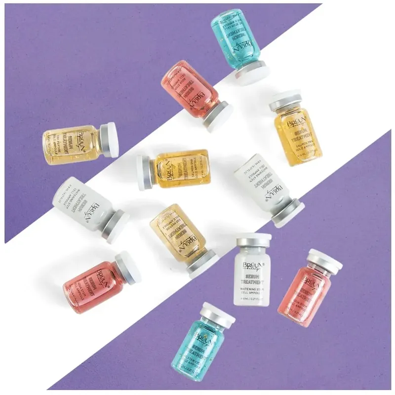 Κορέα Dr.Pen Starter Kit Foundation Σολομός DNA Peptide Stem Cell Serum Essence Moisturise Face Skin Care 8mlX12 φιαλίδια — image 2