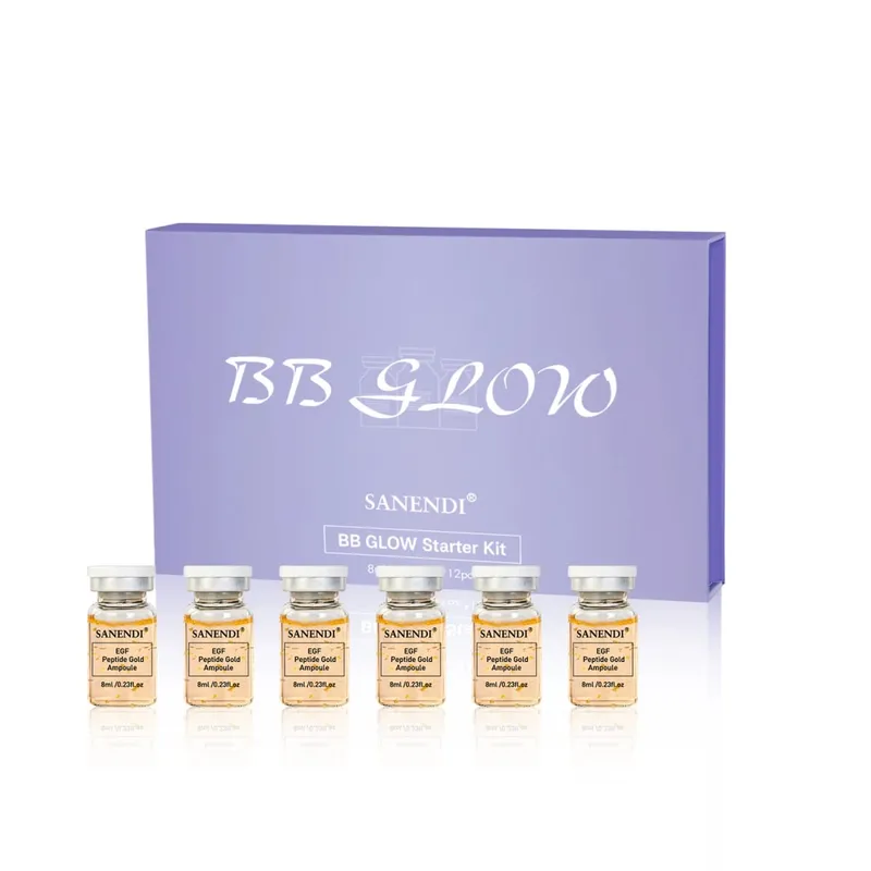 Κορέα Dr.Pen Starter Kit Foundation Σολομός DNA Peptide Stem Cell Serum Essence Moisturise Face Skin Care 8mlX12 φιαλίδια — image 5