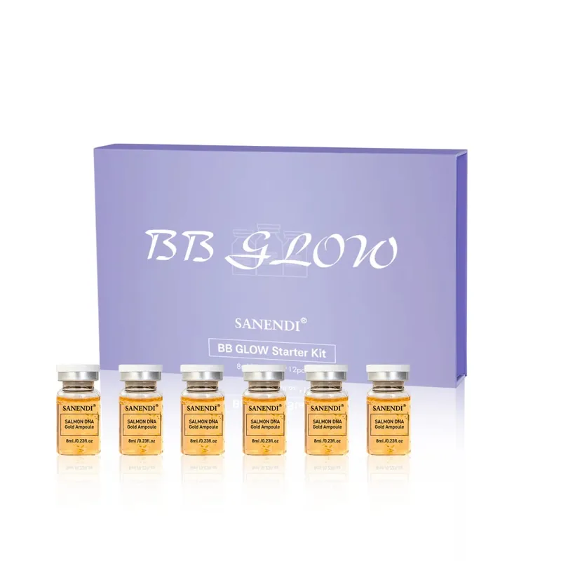 Κορέα Dr.Pen Starter Kit Foundation Σολομός DNA Peptide Stem Cell Serum Essence Moisturise Face Skin Care 8mlX12 φιαλίδια — image 3