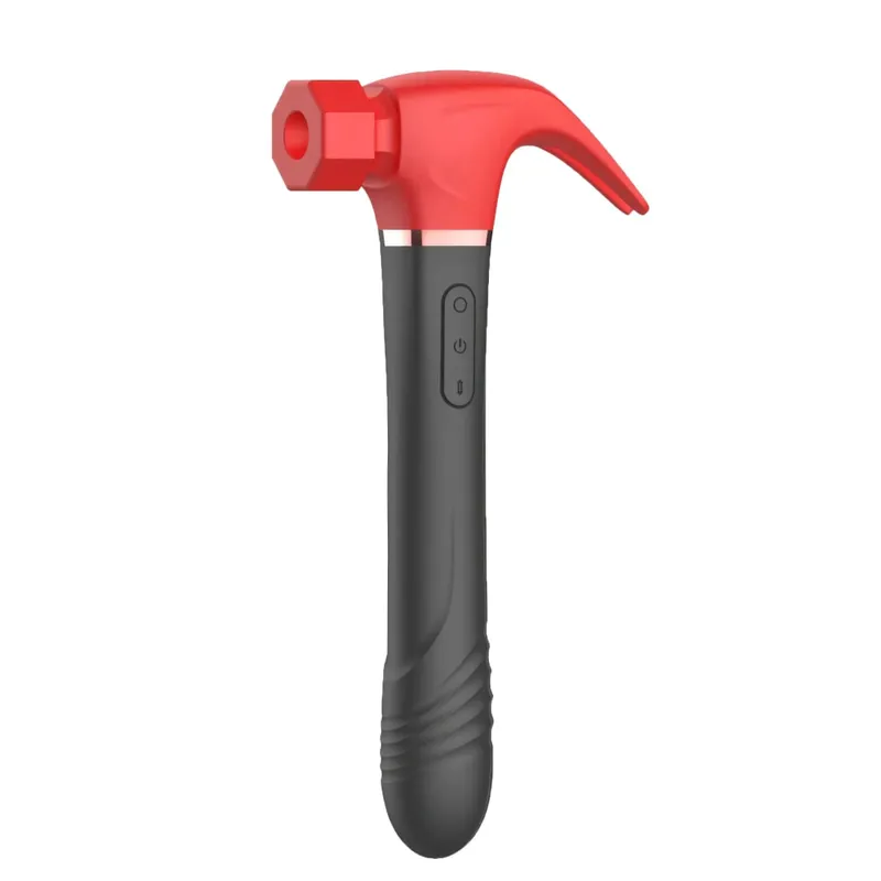 Hammer Vibrator Multifunctional Sex Machine G Spot Stimulation Telescopic Dildo Vaginal Masage Cit Sucking Female Masturbator