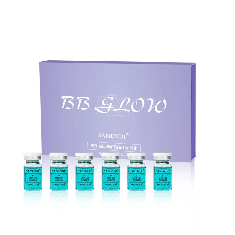 Κορέα Dr.Pen Starter Kit Foundation Σολομός DNA Peptide Stem Cell Serum Essence Moisturise Face Skin Care 8mlX12 φιαλίδια — image 7