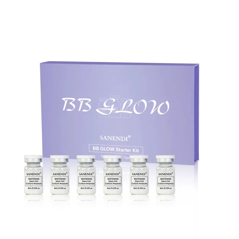 Κορέα Dr.Pen Starter Kit Foundation Σολομός DNA Peptide Stem Cell Serum Essence Moisturise Face Skin Care 8mlX12 φιαλίδια — image 4
