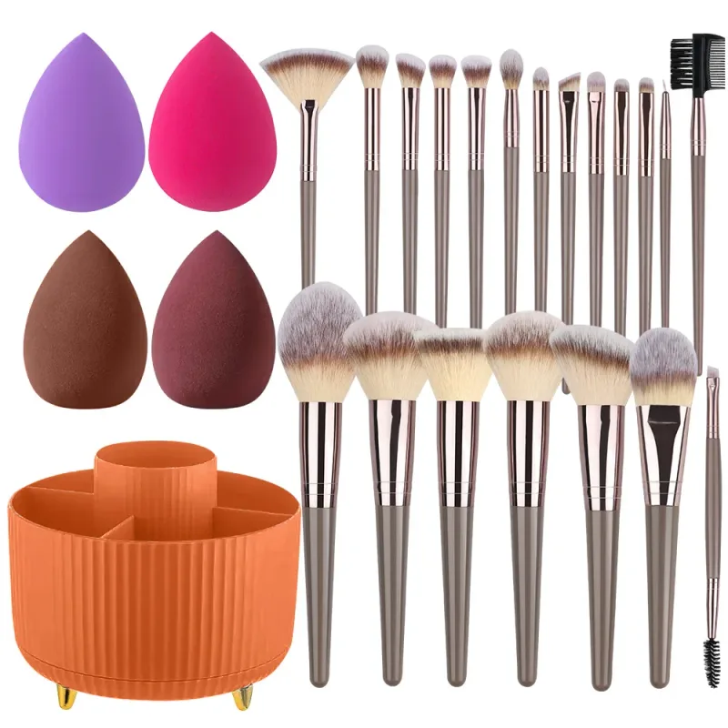 NEW 1-20PCS Makeup Brushes Set Foundation Blush Powder Concealers Eyeshadow Soft and Fluffy Female Cosmetic Beauty Tools Storage