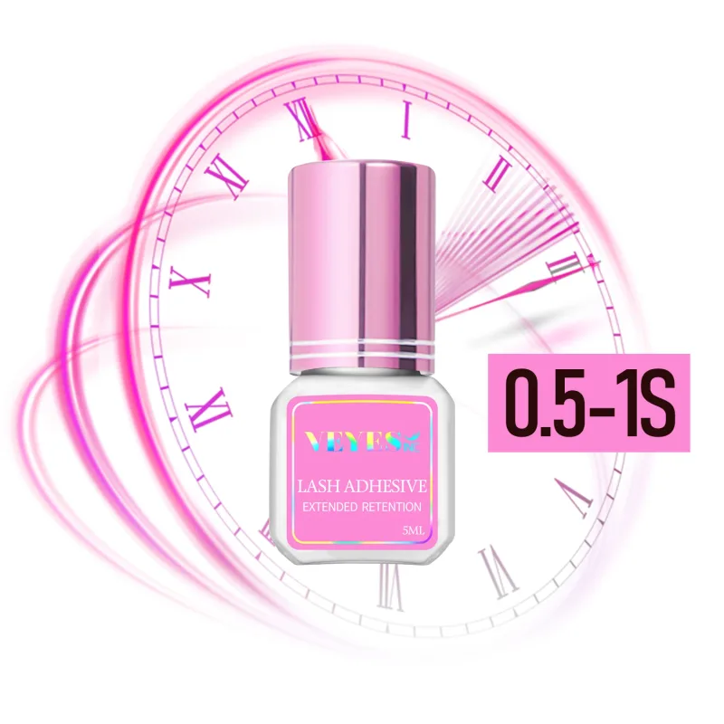 Veyes Inc 5ml/10ml 0.3s Eyelash Extension Glue Αποστολή από ΗΠΑ Veyelash 7 Week Retention Volume Clear Adhesive