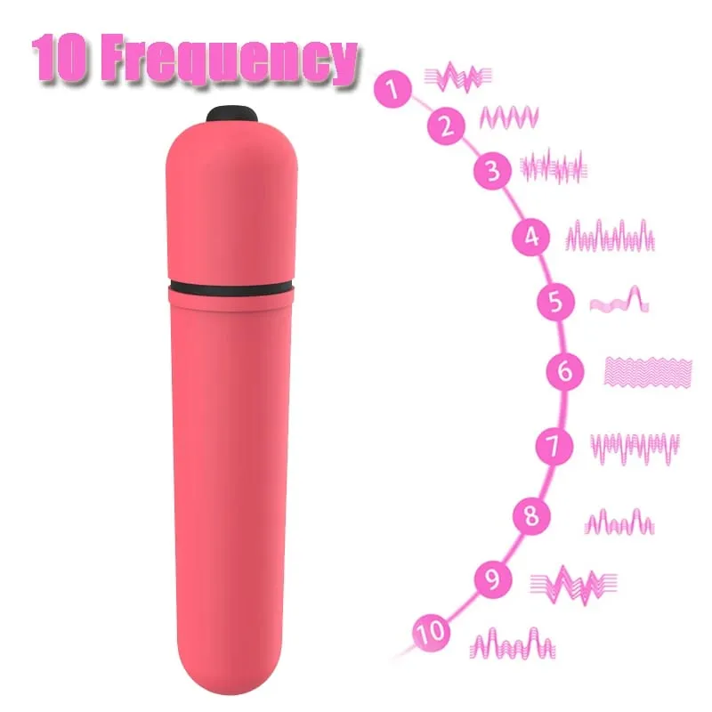 מיני כדור ויברטור לנשים 10 מהירויות דגדגן ממריץ דילדו ויברטור צעצועים ארוטיים לאישה מוצרי סקס למבוגרים — image 15