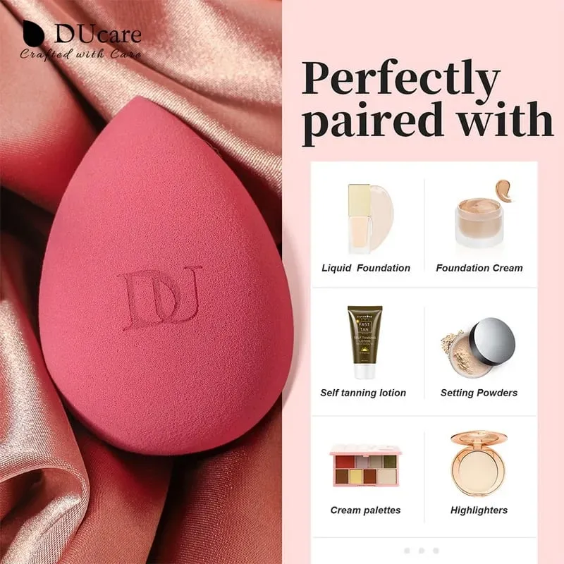 Σφουγγάρι Μακιγιάζ DUcare Water Drop Professional Cosmetic Puff For Foundation Concealer BB cream Blending Egg Sponge Tools Makeup