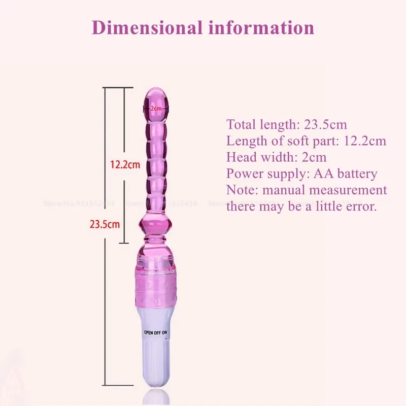 Anus Backyard Beads Anal Balls Long Anal Plug With Vibrating Prostata Massage Butt Plug Sex Toys for Women Men Adults Products