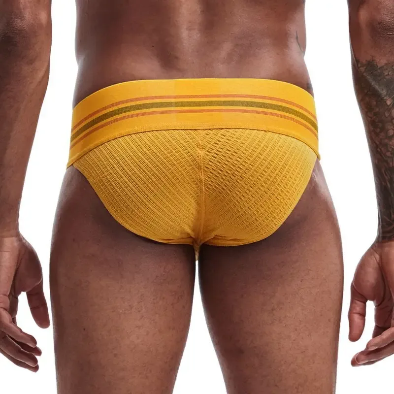 JOCKMAILcuecas De Algodao Masculina Super Wide Waist, Tide High Fork Briefs, High Elasticity Fitness Breathable Men Underground