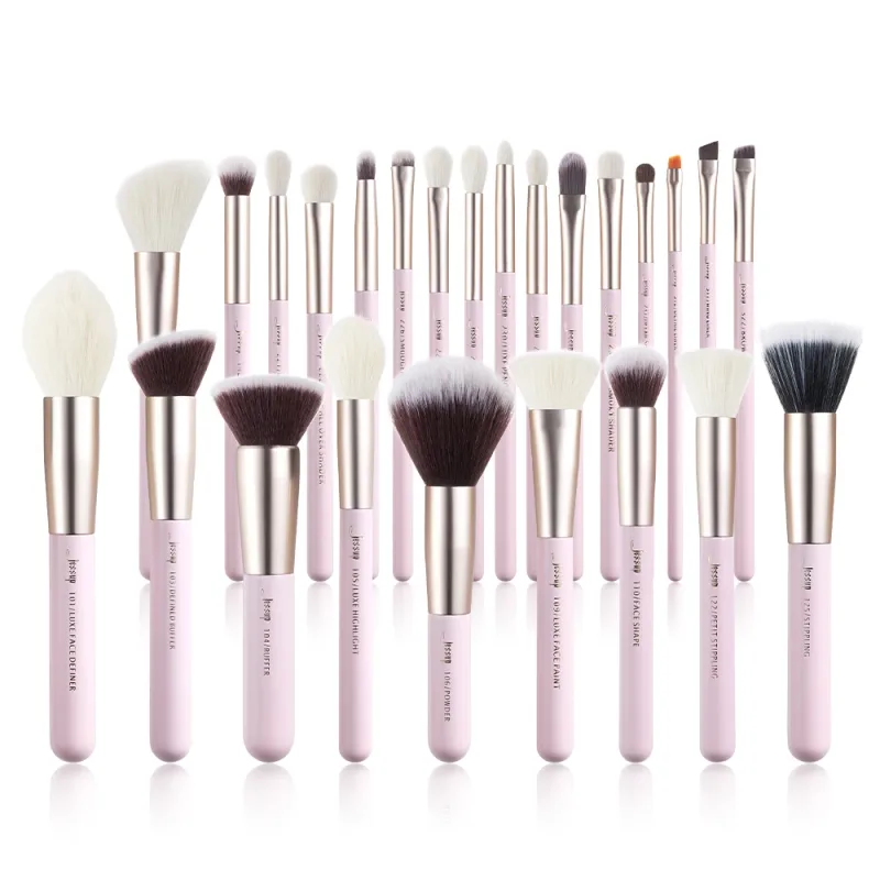 Jessup Make-Up Kwasten Set 15-25 Stuks Natuurlijke Synthetische Foundation Poeder Markeerstift Oogschaduw Borstel Pedzle Doen Makijazu T290