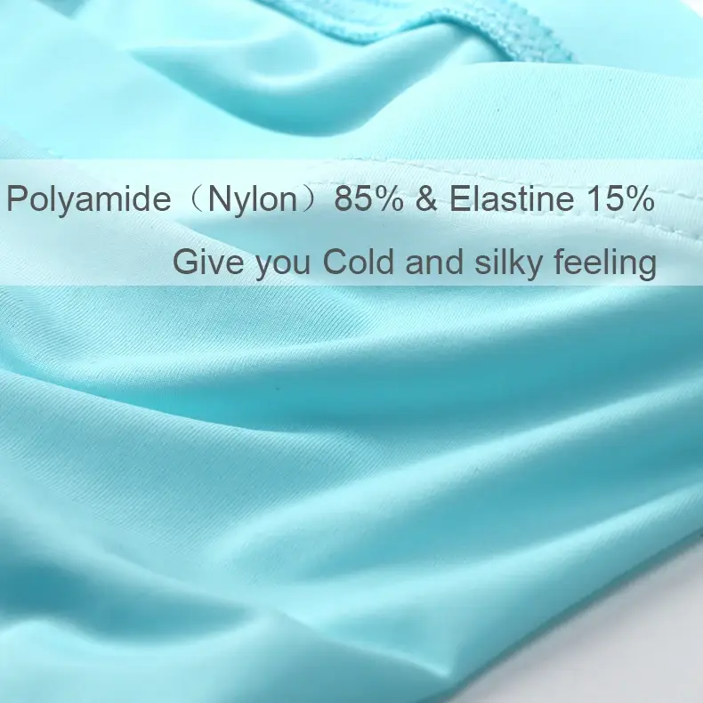 Sexy Men Underwear Boxers Ice Silk Sexi for Boys Man U Convex Big Bag Breathable Bulge Shorts Nylon Summer Pounch Panties set — image 3