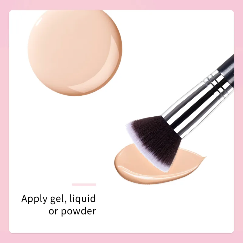 Jessup Foundation Brushes מברשת איפור פנים אבקת קונסילר סומק סימון סומק פלאף עגול שטוח לקרם נוזלי