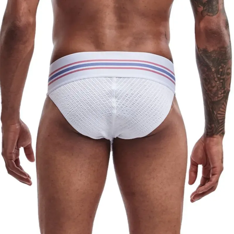 JOCKMAILcuecas De Algodao Masculina Super Wide Waist, Tide High Fork Briefs, High Elasticity Fitness Breathable Men Underground