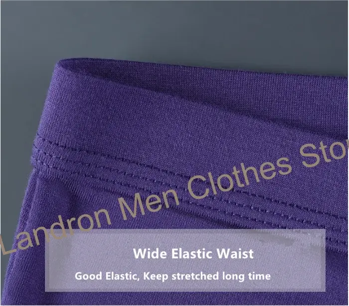 Bambu Elyaf Yumuşak Boksörler Adam 140 KG Artı Boyutu 8XL 7XL 6XL Erkek Boxershorts Büyük Boy Külot nefes alan iç çamaşırı Katı Külot