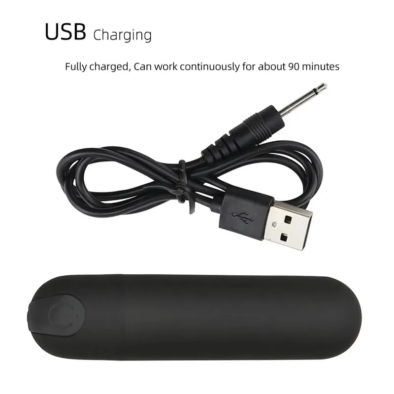 USB רב עוצמה כדור ויברטור דגדגן ממריץ G-Spot עיסוי נרתיק למבוגרים צעצועי מין ארוטיים לאישה נקבה אוננת — image 5