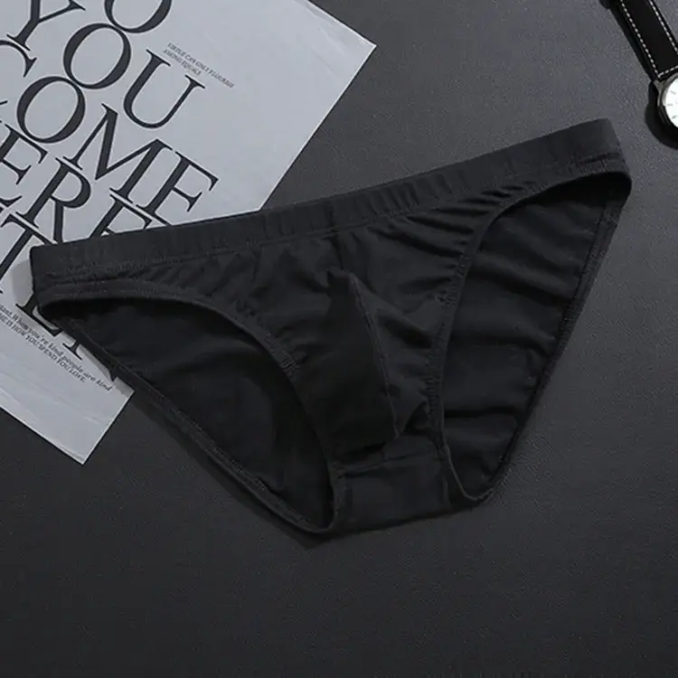 Men's Underwear Solid Color Summer Cotton Underpants Male Shorts Sexy Briefs Big Size Seamless Man Panties For Men