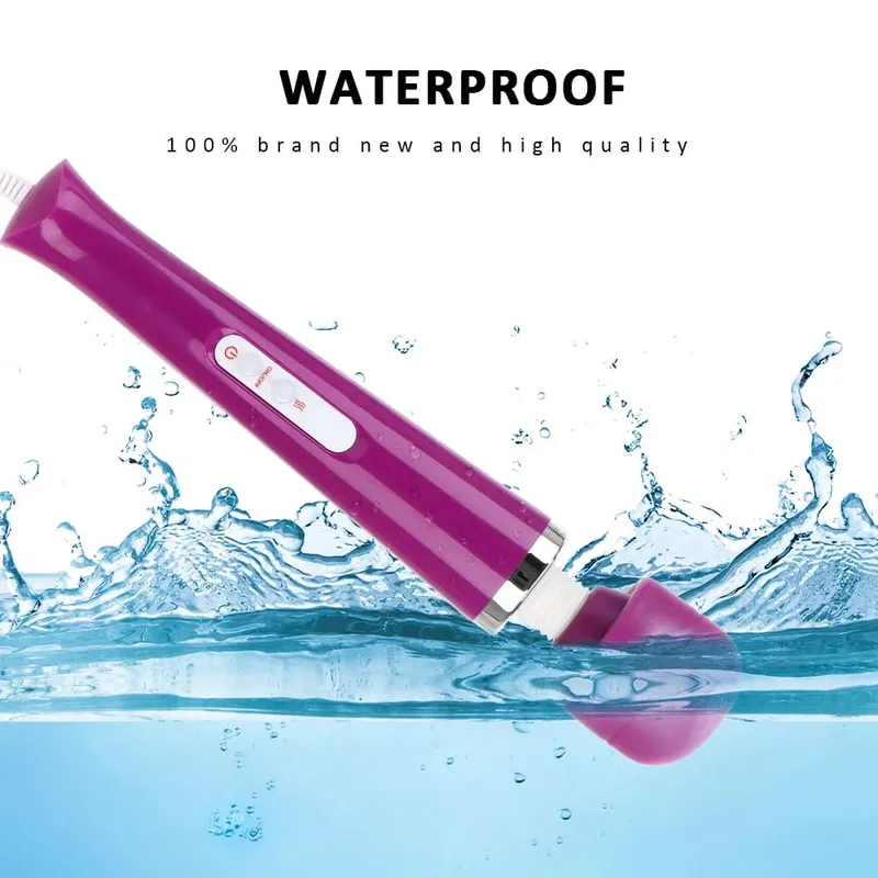 33cm Big Vibrators EU US Plug Magic Wand For Women Nipple Clitoris Stimulator Vaginal Anal Plug Dildo Female Masturbator Sex Toy — image 5