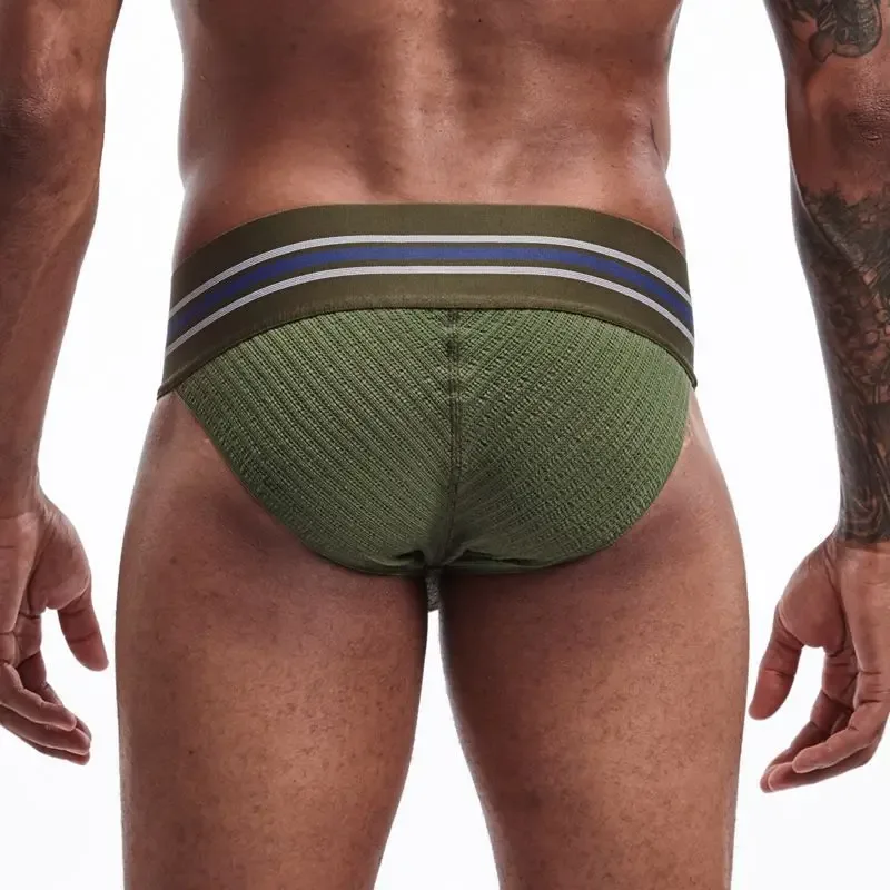 JOCKMAILcuecas De Algodao Masculina Super Wide Waist, Tide High Fork Briefs, High Elasticity Fitness Breathable Men Underground