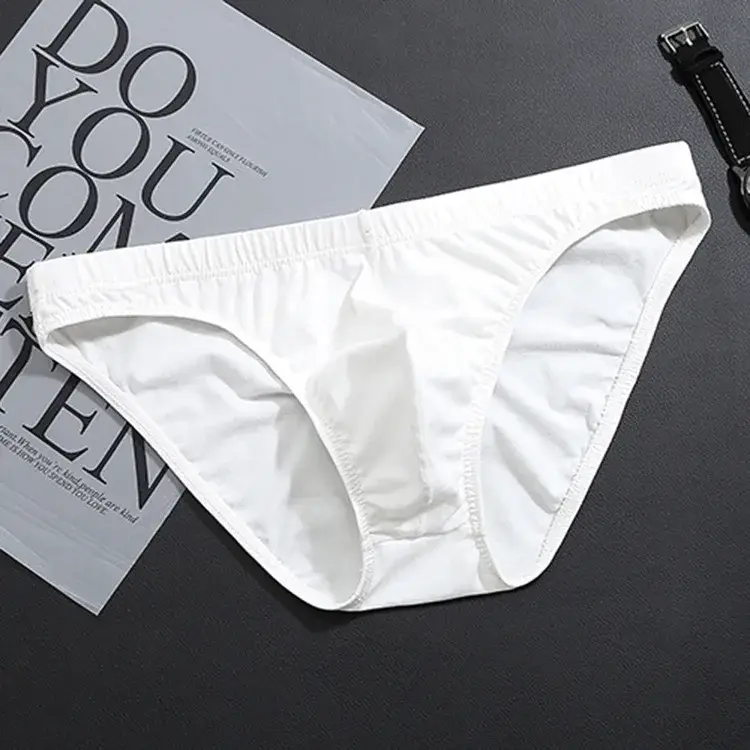 Men's Underwear Solid Color Summer Cotton Underpants Male Shorts Sexy Briefs Big Size Seamless Man Panties For Men