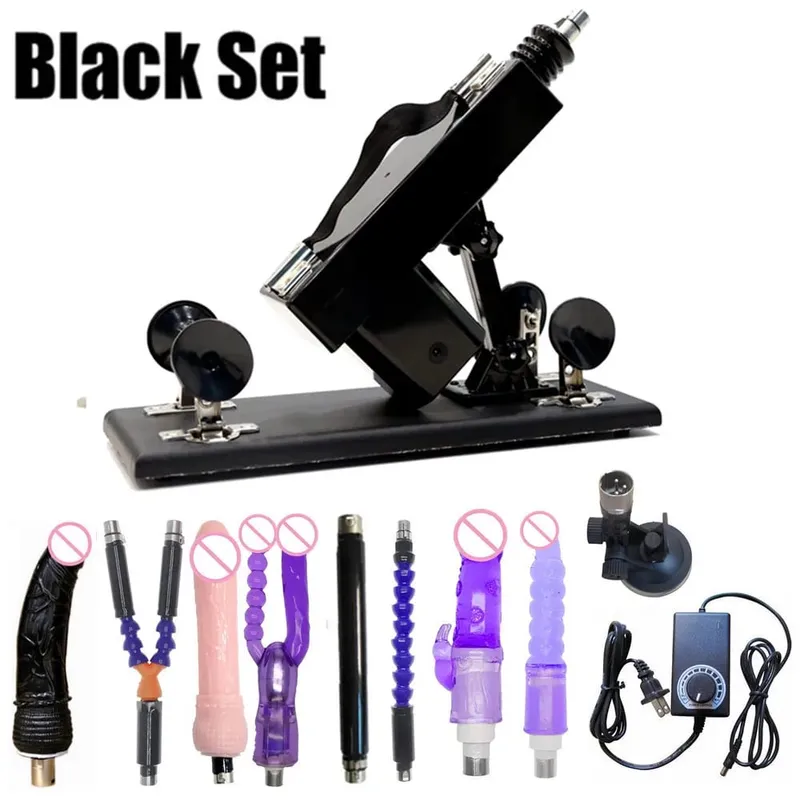 Strong Motor Automatic Vibartor Sex Machine with Dildo Attachments Adjustable Gun Love Machine Sex Toys for Man Women Adult Game — image 22