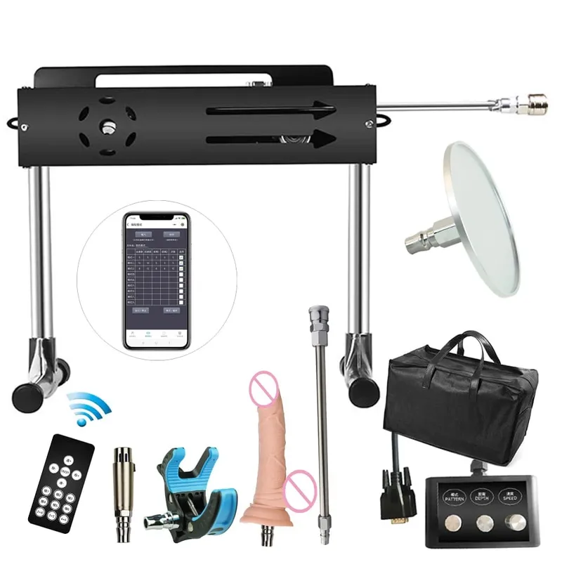 Νέα εφαρμογή Sex Machine & Wired & Wireless Control Turbo Gear Powerful Machine Love with Dildo for Adults Masturbation