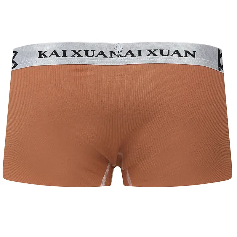Fashion Men's Underwear Ultra-thin Breathable Boxers Shorts Low-rise Panties — image 13