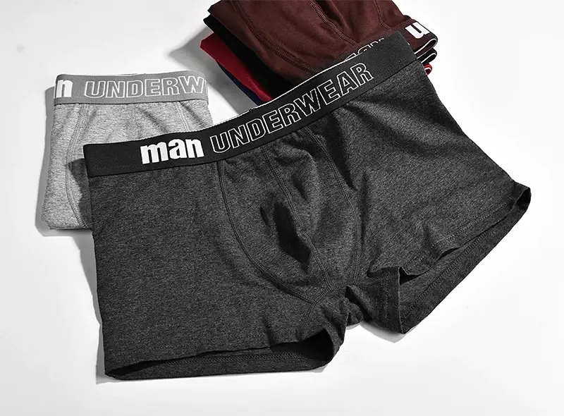 6pcs/lot Oversized Cotton Mens Underpants Soft Boxer Men Breathable Solid Underwear Flexible Boxershorts Vetement Homme