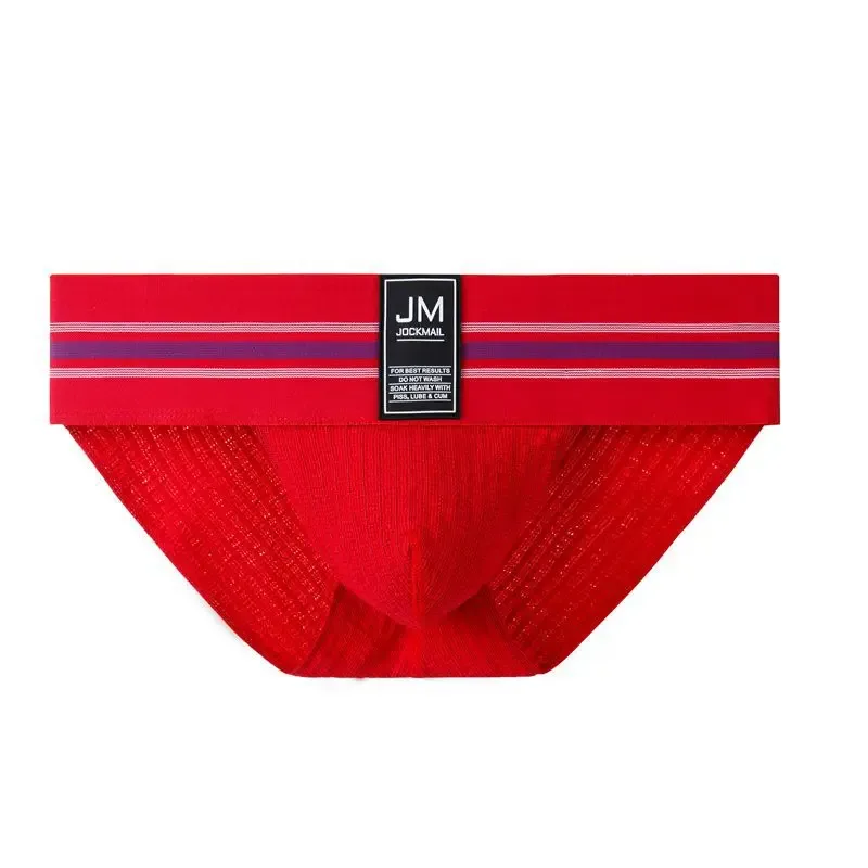 JOCKMAILcuecas De Algodao Masculina Super Wide Waist, Tide High Fork Briefs, High Elasticity Fitness Breathable Men Underground