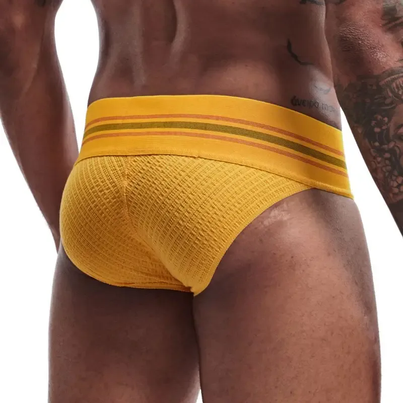 JOCKMAILcuecas De Algodao Masculina Super Wide Waist, Tide High Fork Briefs, High Elasticity Fitness Breathable Men Underground