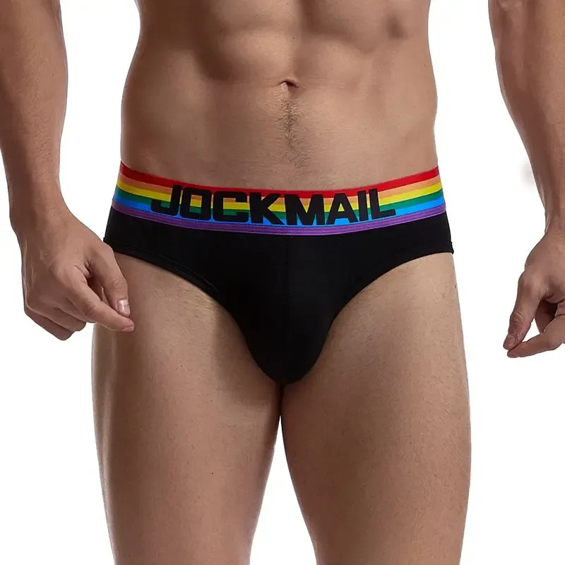Jockmail กางเกงในชายเซ็กซี่ชุดชั้นในชายผ้าฝ้าย Low Rise Underpant เส้นด้ายสุทธิลูกไม้, Breathable ฤดูร้อนกางเกงขาสั้น calzoncillos hombre slip