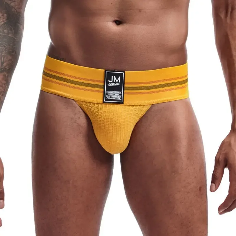 JOCKMAILcuecas De Algodao Masculina Super Wide Waist, Tide High Fork Briefs, High Elasticity Fitness Breathable Men Underground
