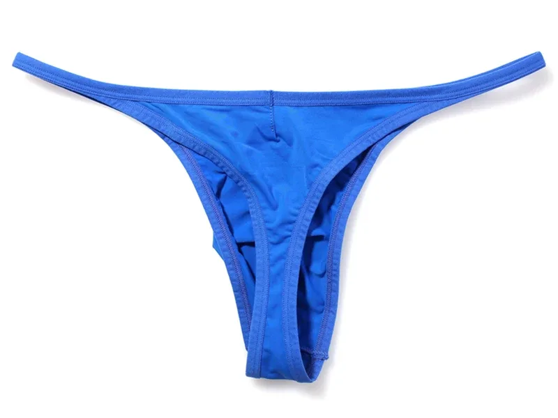 Men's Breathable Quick-Dry Fabric Thong Comfortable Briefs Low-Rise Underwear Sexy Innerwear Fashionable Brave Person — image 17