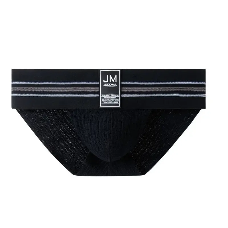 JOCKMAILcuecas De Algodao Masculina Super Wide Waist, Tide High Fork Briefs, High Elasticity Fitness Breathable Men Underground