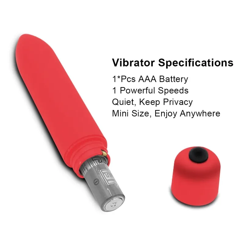 10 Speeds Mini Bullet Vibrator Massager Vagina Vibrator Erotic Masturbator Female Clitoris Stimulator Sex Toy for Women Anal Toy — image 5