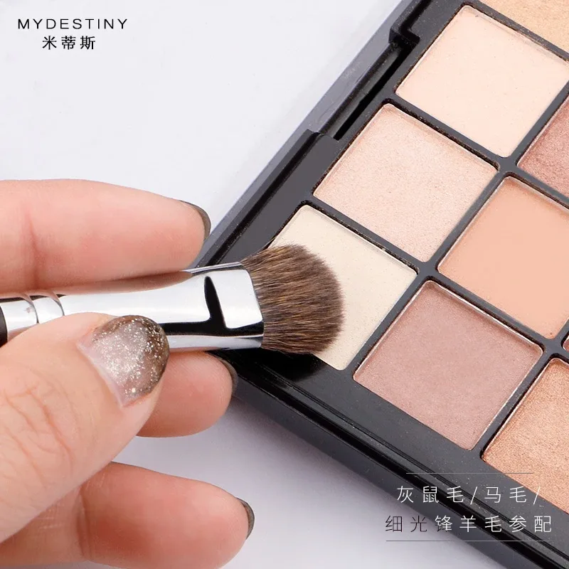 1 Máy Tính Chất Lượng Cao Pro Lông Động Vật Size Lớn Phấn Mắt Trang Điểm Mắt Nổi Bật Cọ Trang Điểm Gỗ Mun Tay Cầm Đựng Mỹ Phẩm dụng Cụ