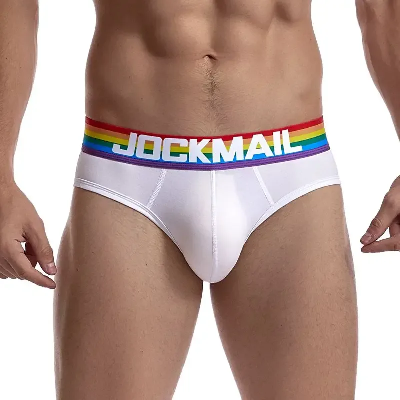 Jockmail กางเกงในชายเซ็กซี่ชุดชั้นในชายผ้าฝ้าย Low Rise Underpant เส้นด้ายสุทธิลูกไม้, Breathable ฤดูร้อนกางเกงขาสั้น calzoncillos hombre slip