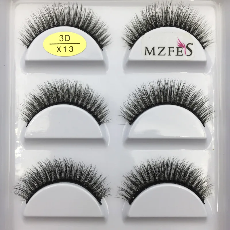 38 Style 5 Pairs Eyelash Natural 3D Mink Ψεύτικες βλεφαρίδες Μακιγιάζ Fake Eye Lashes Faux Cils Make Up Εργαλεία ομορφιάς Χονδρική