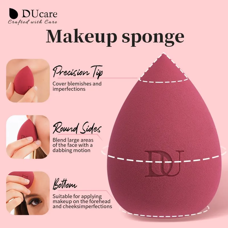 Σφουγγάρι Μακιγιάζ DUcare Water Drop Professional Cosmetic Puff For Foundation Concealer BB cream Blending Egg Sponge Tools Makeup
