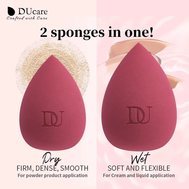 Σφουγγάρι Μακιγιάζ DUcare Water Drop Professional Cosmetic Puff For Foundation Concealer BB cream Blending Egg Sponge Tools Makeup