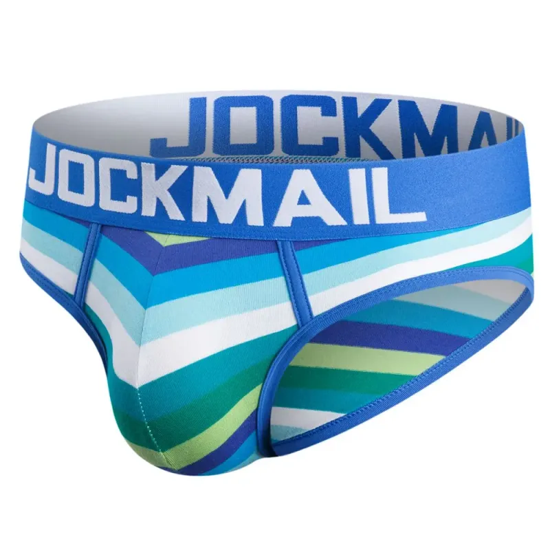 Jockmail กางเกงในชายเซ็กซี่ชุดชั้นในชายผ้าฝ้าย Low Rise Underpant เส้นด้ายสุทธิลูกไม้, Breathable ฤดูร้อนกางเกงขาสั้น calzoncillos hombre slip