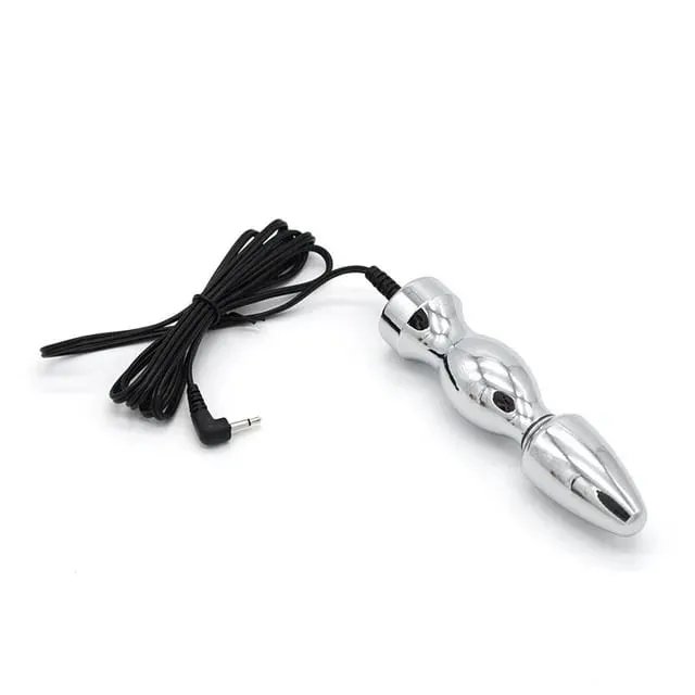 Electric Shock Penis Plug Rings Pulse Anal Plug Glove Stimulation Breast Pads Massage Nipple Clamp Cock Cage Sex Toys For Couple