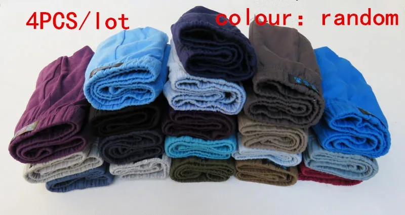 4Pcs/lot cheapest 100% Cotton Mens Briefs Plus Size Men Underwear Panties 4XL/5XL/6XL Men's Breathable Panties
