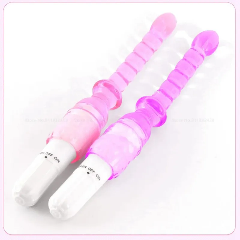 Anus Backyard Beads Anal Balls Long Anal Plug With Vibrating Prostata Massage Butt Plug Sex Toys for Women Men Adults Products