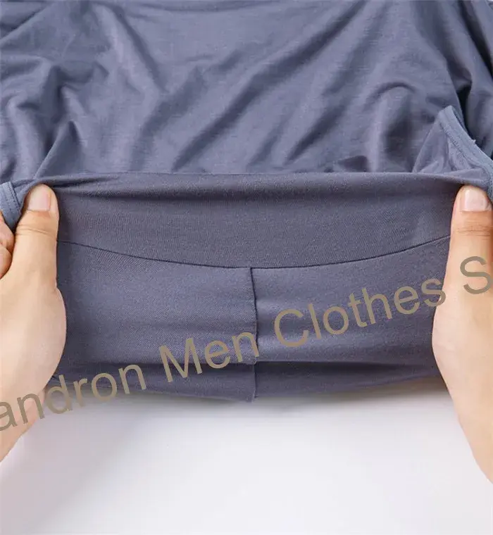 Bambu Elyaf Yumuşak Boksörler Adam 140 KG Artı Boyutu 8XL 7XL 6XL Erkek Boxershorts Büyük Boy Külot nefes alan iç çamaşırı Katı Külot