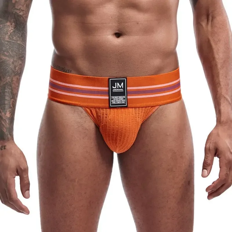 JOCKMAILcuecas De Algodao Masculina Super Wide Waist, Tide High Fork Briefs, High Elasticity Fitness Breathable Men Underground