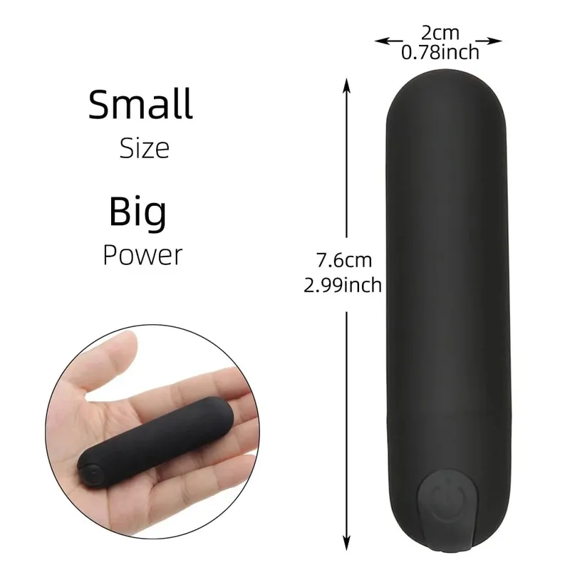 USB רב עוצמה כדור ויברטור דגדגן ממריץ G-Spot עיסוי נרתיק למבוגרים צעצועי מין ארוטיים לאישה נקבה אוננת — image 4