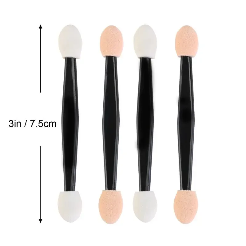 30/50/100PC Eye Shadow Brush Makeup Dual Sided Sponge Nylon Set Eye Shadow Brushes for Cosmetic Applicator Makeup