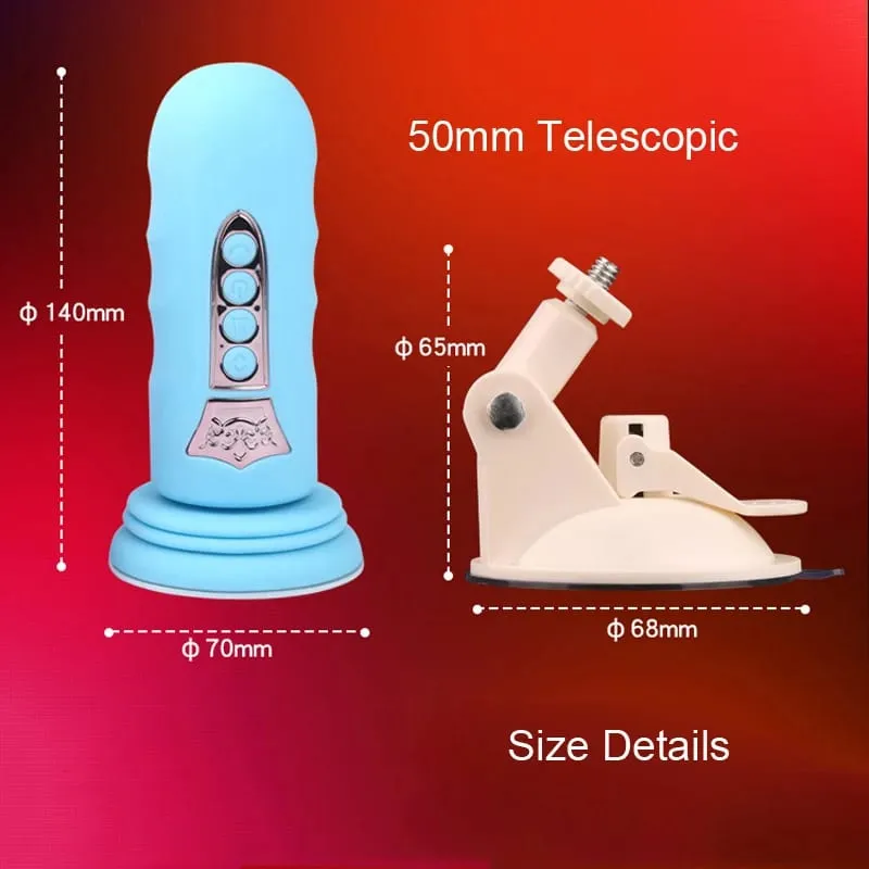 Suction Cup Sex Machine Telescopic Dildo Vibrator Automatic Vagina Massager Thrusting Penis Sucker Sex Toys for Women Adult Game