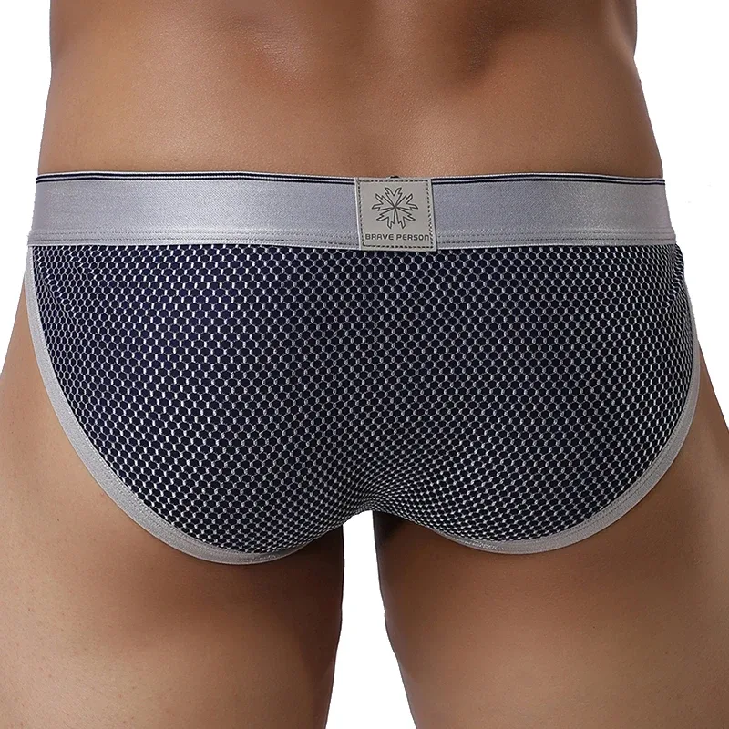 Sexy Men Underwear Briefs Breathable Underpants U Convex Pouch Low Waist Male Panties 3256810390531024