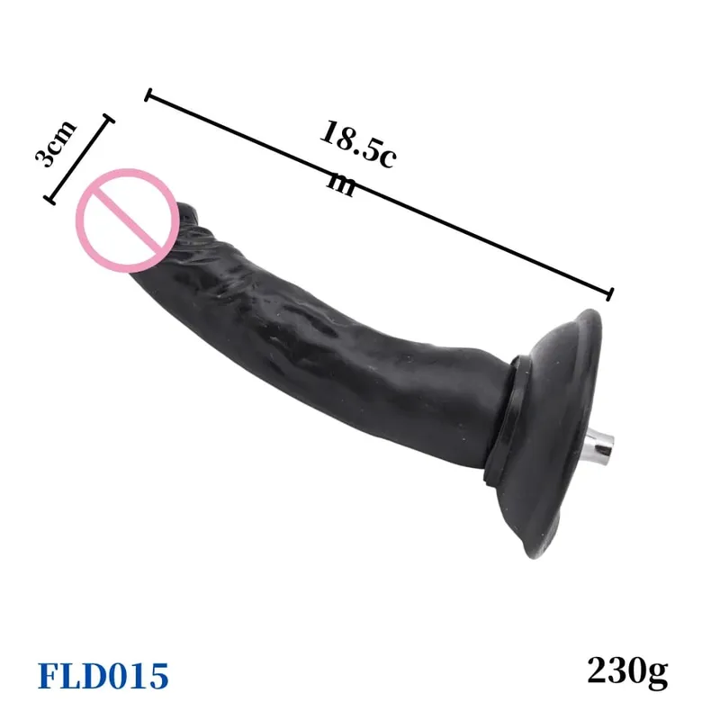 Szexgép Nagy fekete Műpénisz Quick Connector maszturbációs Vibrátor Valósághű műpénisz nőknek Tartozékok Szexjáték felnőtteknek